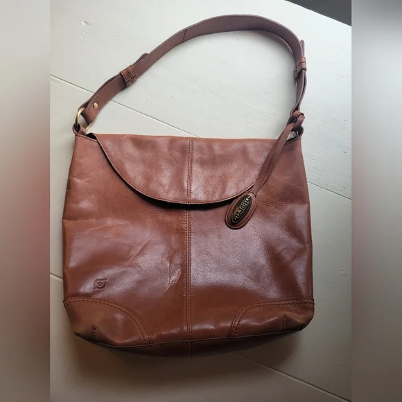 Born Brown Leather Shoulder Bag - Picture 1 of 15